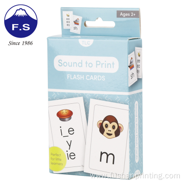 Custom Printing Design Educational Alphabet Flash Cards